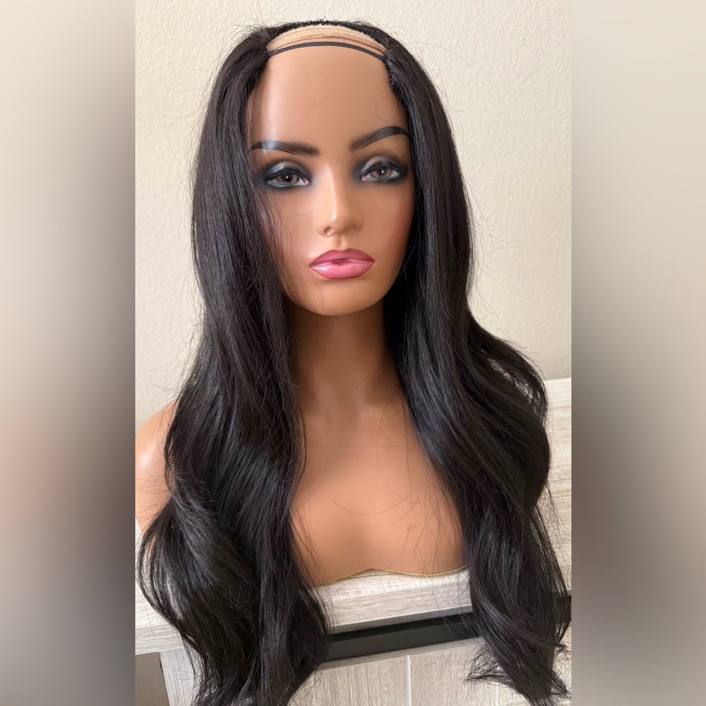 Dark brown U Part Long Wavy Women’s Hair Wig - 24 inch - Picture 11 of 14